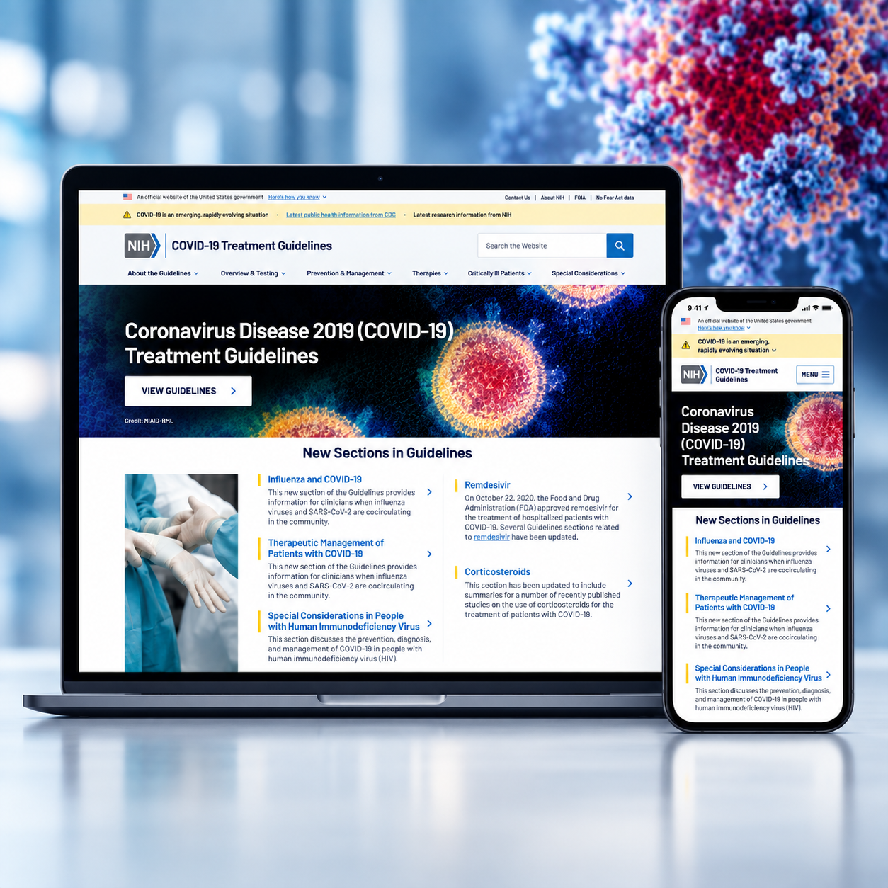 NIH COVID-19 Guidelines Device Showcase